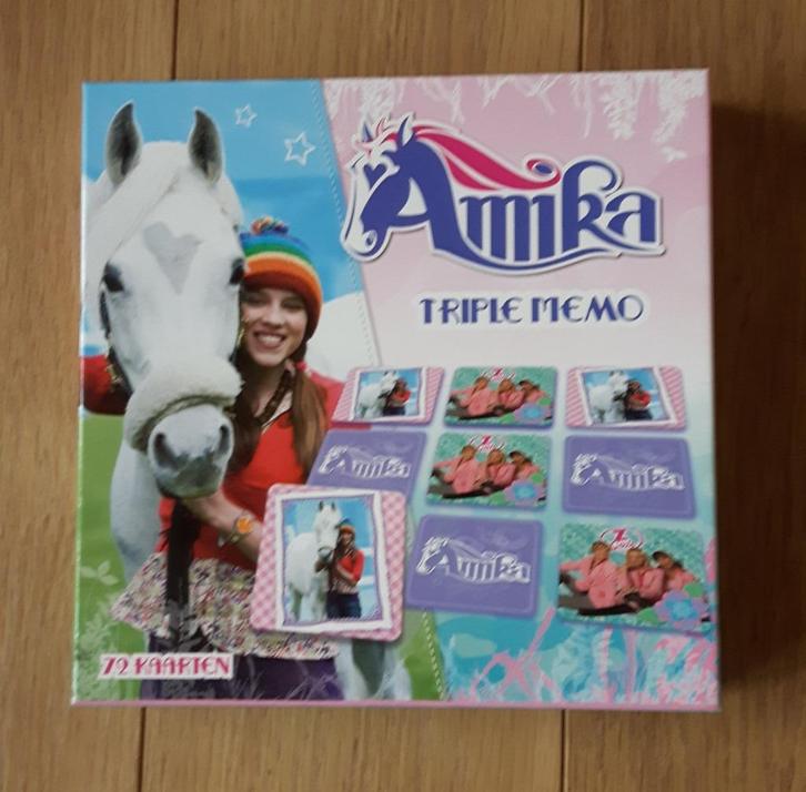 triple memo Amika, Hobby en Vrije tijd, Gezelschapsspellen | Overige, Zo goed als nieuw, Ophalen of Verzenden