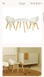 Quax: tafel + 2 stoelen WIT: 76LF, Kinderen en Baby's, Ophalen, Nieuw, Tafel