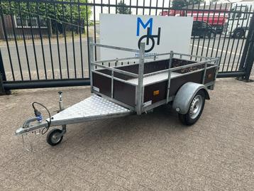 Aanhanger/aanhangwagen/enkelasser/bakwagen 200x100CM beschikbaar voor biedingen