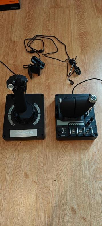 Logitech X56 stick and throttle  beschikbaar voor biedingen