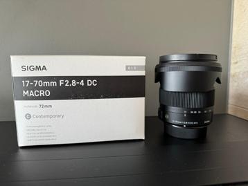 Sigma 17-70mm F/2.8-4.0 DC Macro CONTEMPORARY voor  Nikon