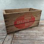Houten kist krat bier Gulpener brouwerij vintage antiek, Ophalen