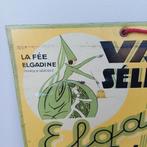 Présentoir publicitaire en tôle lithographiée. Elgadine, Enlèvement ou Envoi, Emballage
