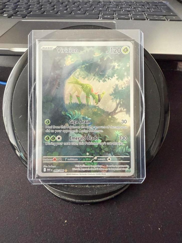 Virizion (WHT 095), Hobby en Vrije tijd, Verzamelkaartspellen | Pokémon, Zo goed als nieuw, Losse kaart, Ophalen of Verzenden