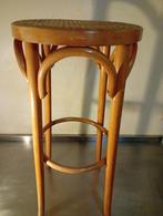Vintage barkruk van gedraaid hout, Huis en Inrichting, Barkrukken, Ophalen, Hout