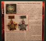 6 médailles russes, Envoi