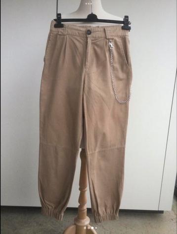Pantalon camel Stradivarius S, Enlèvement ou Envoi, Taille 36 (S), Comme neuf, Brun