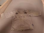Grijze t-shirt met lange mouwen, merk: Woody., Kinderen en Baby's, Babykleding | Maat 56, Ophalen of Verzenden, Zo goed als nieuw