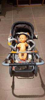 Poppenwagen met pop, Kinderen en Baby's, Speelgoed | Poppen, Ophalen, Gebruikt, Babypop