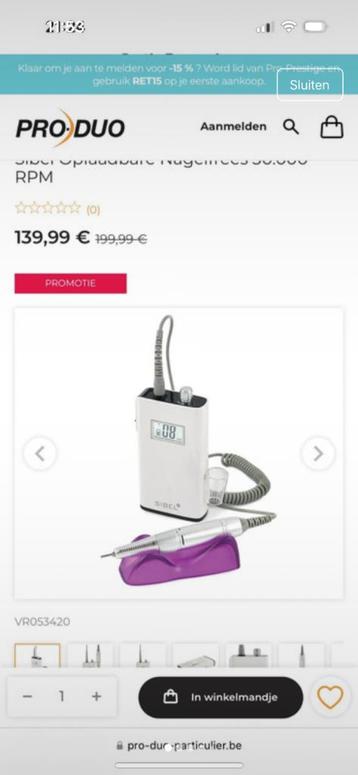 Sibel nagelfrees gel/biab, Enlèvement, Neuf, Soin des mains et des pieds