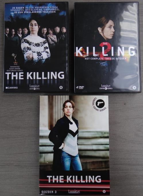 The Killing seizoen 1, 2 & 3, Cd's en Dvd's, Dvd's | Thrillers en Misdaad, Zo goed als nieuw, Detective en Krimi, Vanaf 16 jaar