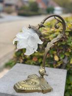 Antieke art deco lamp in brons, Ophalen