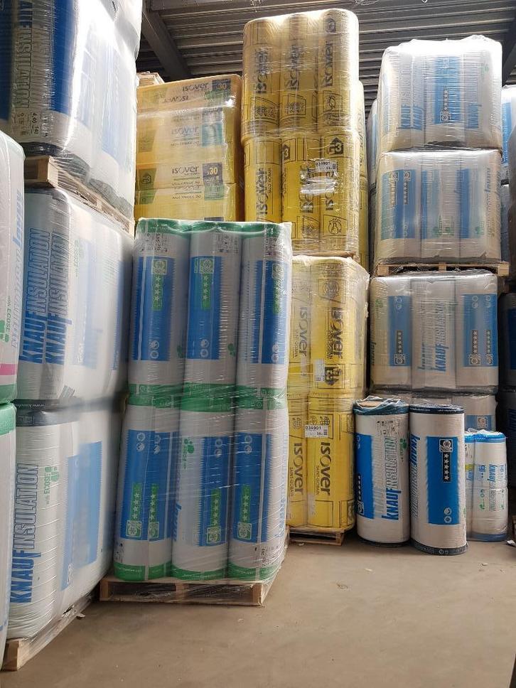 Glaswol isolatie, Doe-het-zelf en Bouw, Isolatie en Afdichting, Nieuw, Vloerisolatie, Muurisolatie, Dakisolatie, Glaswol, 8 tot 12 cm