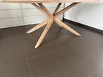 100% massief eiken design tafel 180x90cm, Huis en Inrichting, Tafels | Eettafels, Ophalen, Zo goed als nieuw