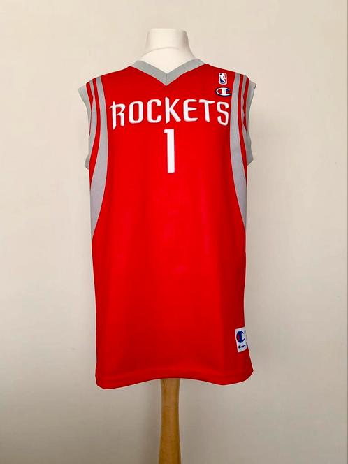 Houston Rockets 2000s McGrady NBA Champion USA basket shirt, Sports & Fitness, Basket, Utilisé, Vêtements