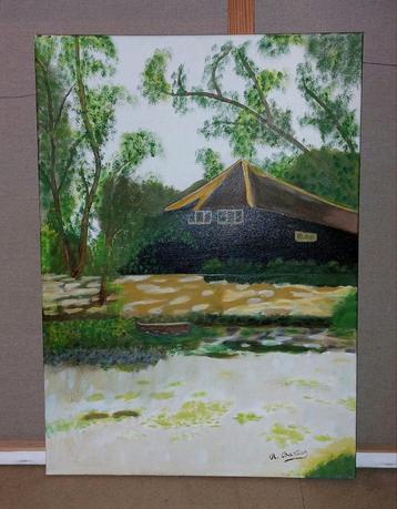 Schilderij ´jungle´ afmetingen 50x70 beschikbaar voor biedingen