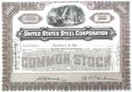 United States Steel Corporation (US Steel) 1945, Timbres & Monnaies, Actions & Titres, 1920 à 1950, Certificat d'action, Enlèvement ou Envoi