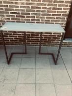 Metalen plantentafel, sidetable, bijzettafel 100x35x75, Ophalen, Zo goed als nieuw