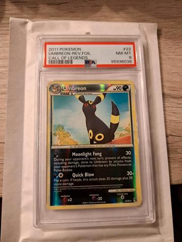 Umbreon Reverse Holo #22 Call Of Legends, Enlèvement ou Envoi, Comme neuf