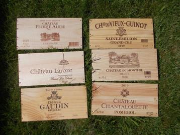 6 fronts de caisse de vin