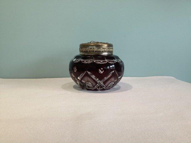 Pique fleurs in Boheems kristal. 202/Ca., Antiek en Kunst, Antiek | Glaswerk en Kristal, Ophalen