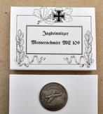 Jagdeinsitzer Messerschmitt ME 109, munt + flyer, Verzenden, Luchtmacht, Embleem of Badge