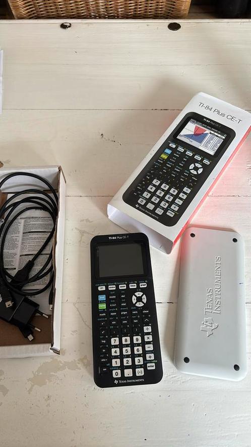 Rekenmachine TI-84 Plus CE-T, Diversen, Rekenmachines, Gebruikt, Grafische rekenmachine, Verzenden