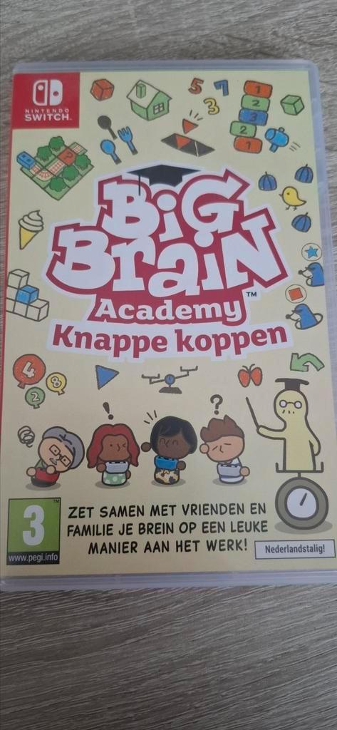 Big Brain Academy: Knappe Koppen, Games en Spelcomputers, Games | Nintendo Switch, Zo goed als nieuw, Overige genres, Vanaf 3 jaar