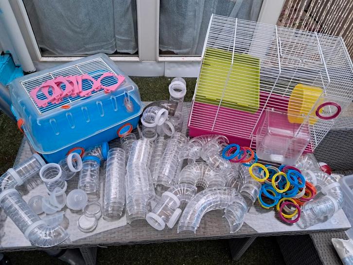 Kooien + buizen voor kleine knaagdieren, Dieren en Toebehoren, Knaagdieren en Konijnen | Toebehoren, Zo goed als nieuw, Ophalen