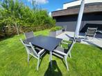 Tafel met stoelen, Tuin en Terras, Tuinsets en Loungesets, Ophalen, Aluminium
