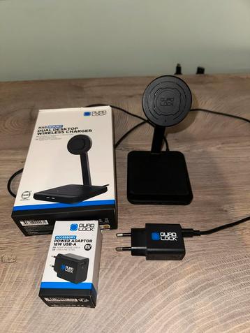 Quad Lock Mag Dual Desktop Wireless Charger beschikbaar voor biedingen
