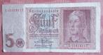 DUITSLAND. SCHAARSE 5 REICHSMARK 1-8-1942 Pick 186 b, Postzegels en Munten, Verzenden, Duitsland, Los biljet
