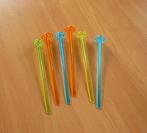 6 herbruikbare kunststof gekleurde cocktailstampers, Huis en Inrichting, Ophalen of Verzenden, Kunststof