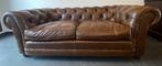 2-zit zetel Tetrad Chesterfield - leder donker bruin, Huis en Inrichting, Zetels | Zetels, Ophalen, Chesterfield, Tweepersoons