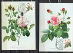 Année 1989 : Carte maximum 2318-2319 - Roses Redouté, Postzegels en Munten, Postzegels | Europa | België, Ophalen of Verzenden