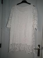 Robe blanche & sous robe pour femme. taille 46 (Paprika), Porté, Taille 46/48 (XL) ou plus grande, Envoi, Blanc