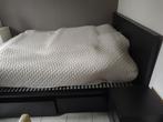 Bed, Modern, Gebruikt, 140 cm, Zwart
