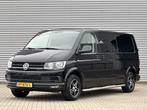 Volkswagen Transporter 2.0 TDI L2H1 DC Highline Dubbele cabi, Auto's, Euro 5, Stof, Gebruikt, Zwart