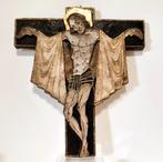 Bijzonder religieus kruis met emaille., Ophalen of Verzenden, Zo goed als nieuw