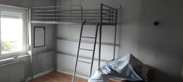 Lit mezzanine en metal, Enlèvement, Utilisé, Une personne, Lit mezzanine