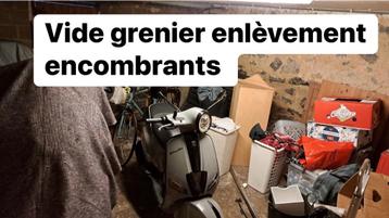 Vide grenier cave enlèvement encombrants  beschikbaar voor biedingen