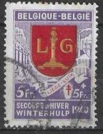 Belgie 1940 - Yvert/OBP 546 - Winterhulp - Liege (ST), Postzegels en Munten, Verzenden, Gestempeld