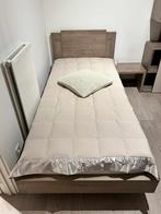 Deken met kussen, Huis en Inrichting, Ophalen, Zo goed als nieuw, Beige, Vierkant