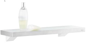Blomus wandplank brushed steel met glas - stijlvol design, Enlèvement ou Envoi, Neuf, 50 à 100 cm, Autres types