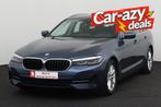 BMW 5 Serie 520 DA TOURING (G31) TOURING (G31) DA + CARPLAY, Auto's, BMW, Automaat, Achterwielaandrijving, Euro 6, Blauw