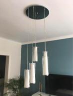 Hanglamp met 5 lichtbronnen, Maison & Meubles, Comme neuf, Enlèvement, Verre