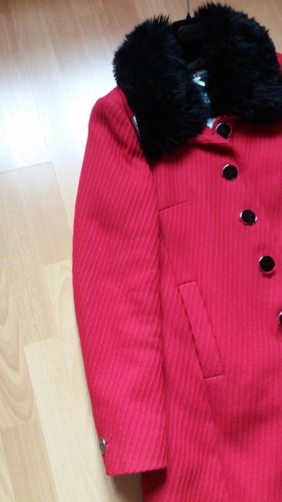Mooie mantel Vanilia, Kleding | Dames, Jassen | Winter, Nieuw, Maat 38/40 (M), Rood, Verzenden