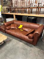 Baxter cognac sofa, Huis en Inrichting, Ophalen, Zo goed als nieuw
