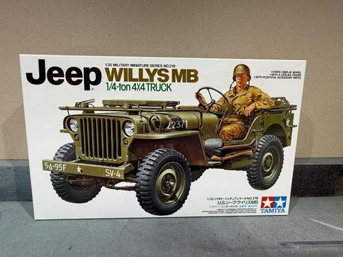 Tamiya Jeep Willys MB, Hobby en Vrije tijd, Modelbouw | Auto's en Voertuigen, Nieuw, Overige typen, 1:32 tot 1:50, Tamiya, Ophalen of Verzenden