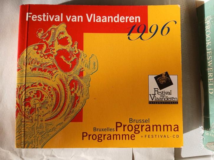 Programme du Festival des Flandres 1996 à Bruxelles, Livres, Musique, Enlèvement ou Envoi